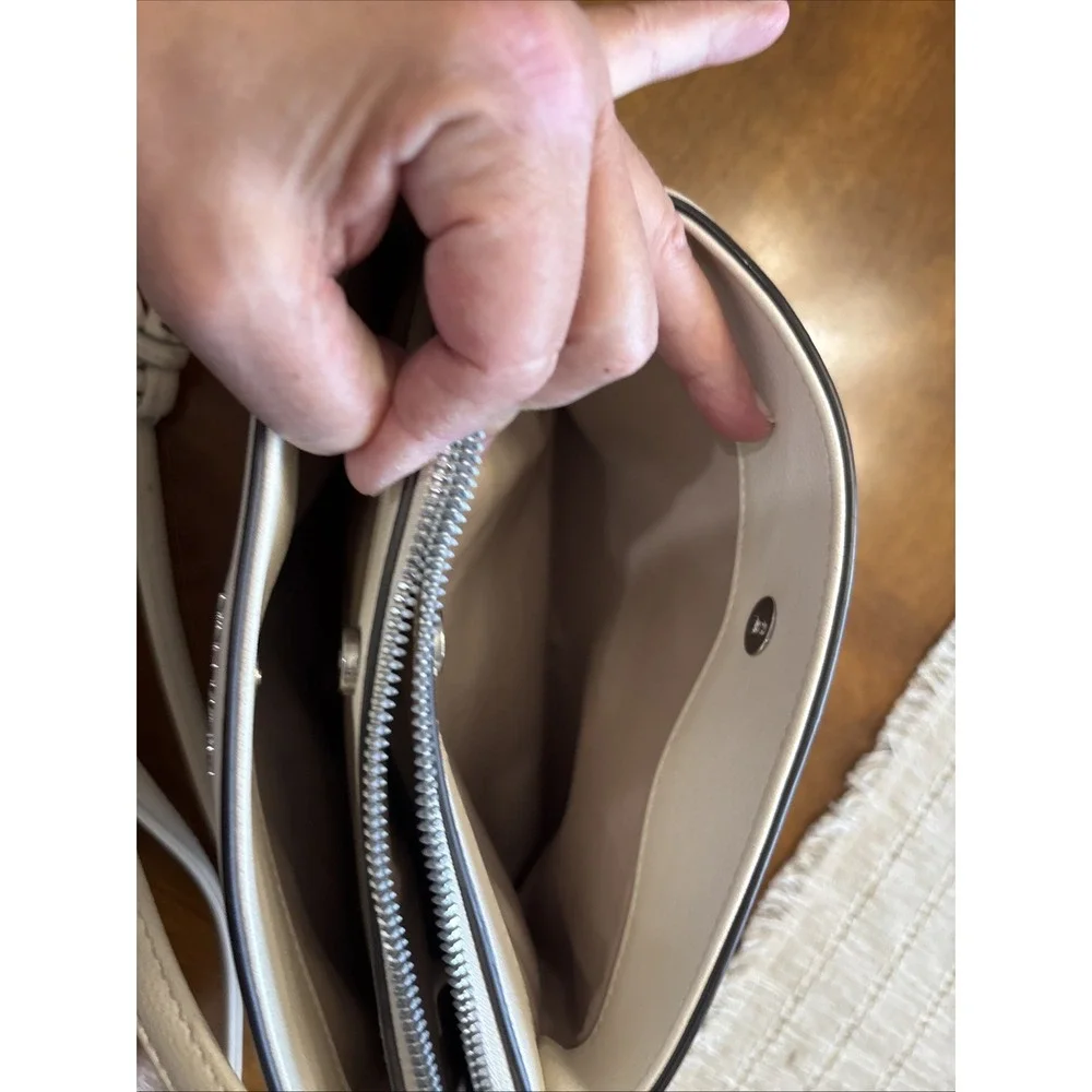 Nine West Women's Cream Crossbody - Picture 8 of 9